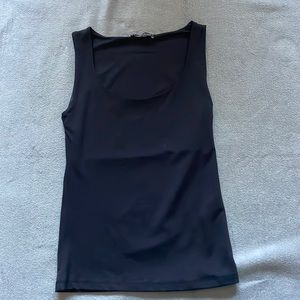 Zara Black Square neck tank top